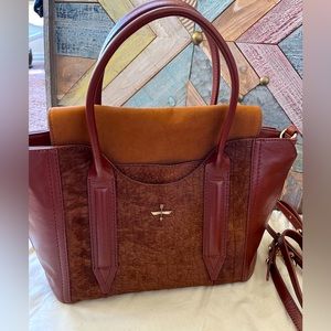 Pour La VICTOIRE Bag Leather And Pony Hair Brown